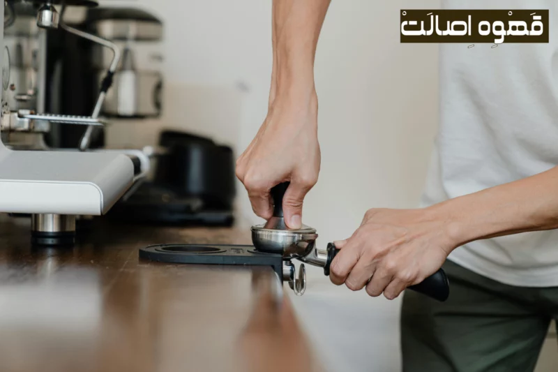 استفاده از تمپر برای قهوه
